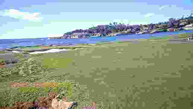 The 17th Green at Pebble Beach Golf Links, CA, USA