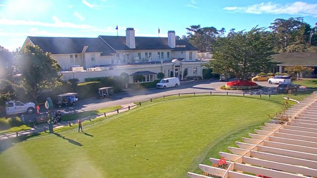 The Putting Green at Pebble&nbsp;Beach Golf Links, CA, USA