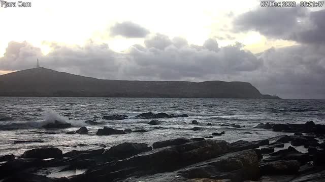 Coast in the Sound of Shetland, UK