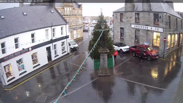 Market Cross in Lerwick, Shetland, UK (cam #2)