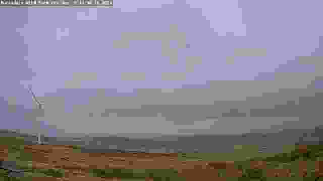 Burradale Wind Farm in Tingwall, Shetland, UK