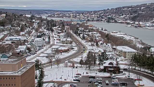 Michigan Technological University in Houghton (Portage Lake Lift Bridge), MI, USA