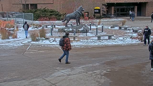 Michigan Technological University in Houghton (Husky Plaza), MI, USA