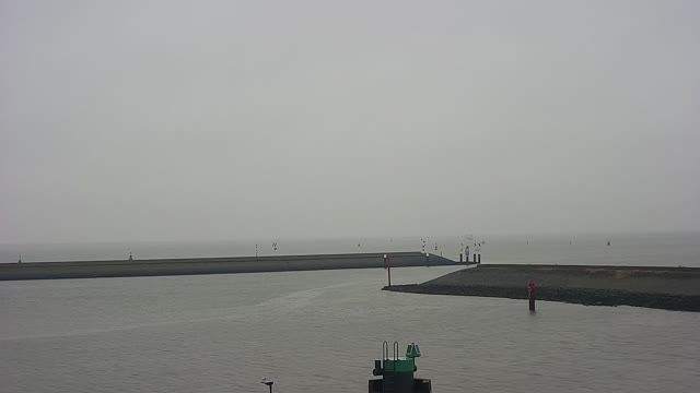 Havenmond harbor in Harlingen, Netherlands