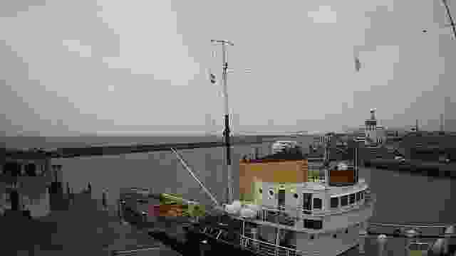 Noorderpier zone in Harlingen, Netherlands